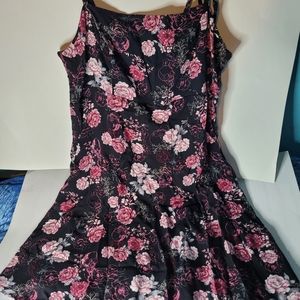 Roses and skulls dress